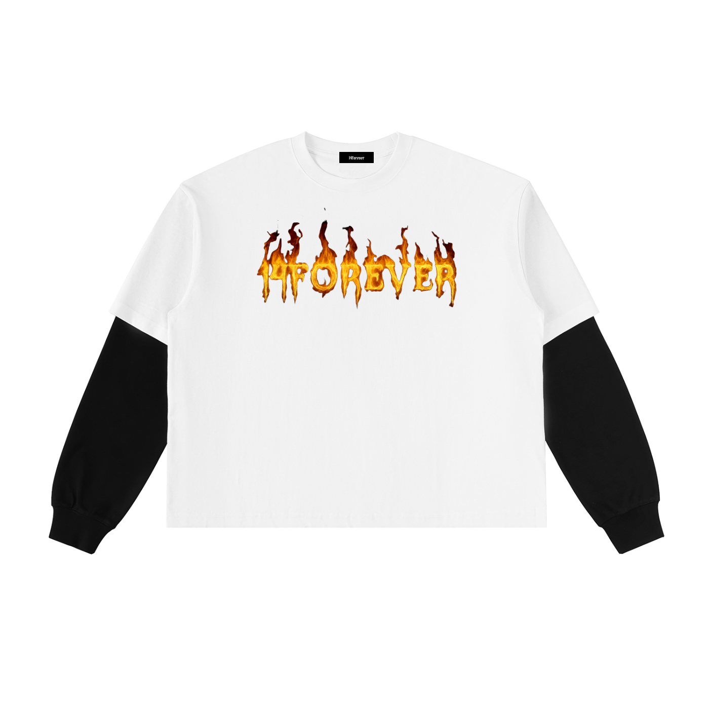 Layered "On Fire" T-Shirt