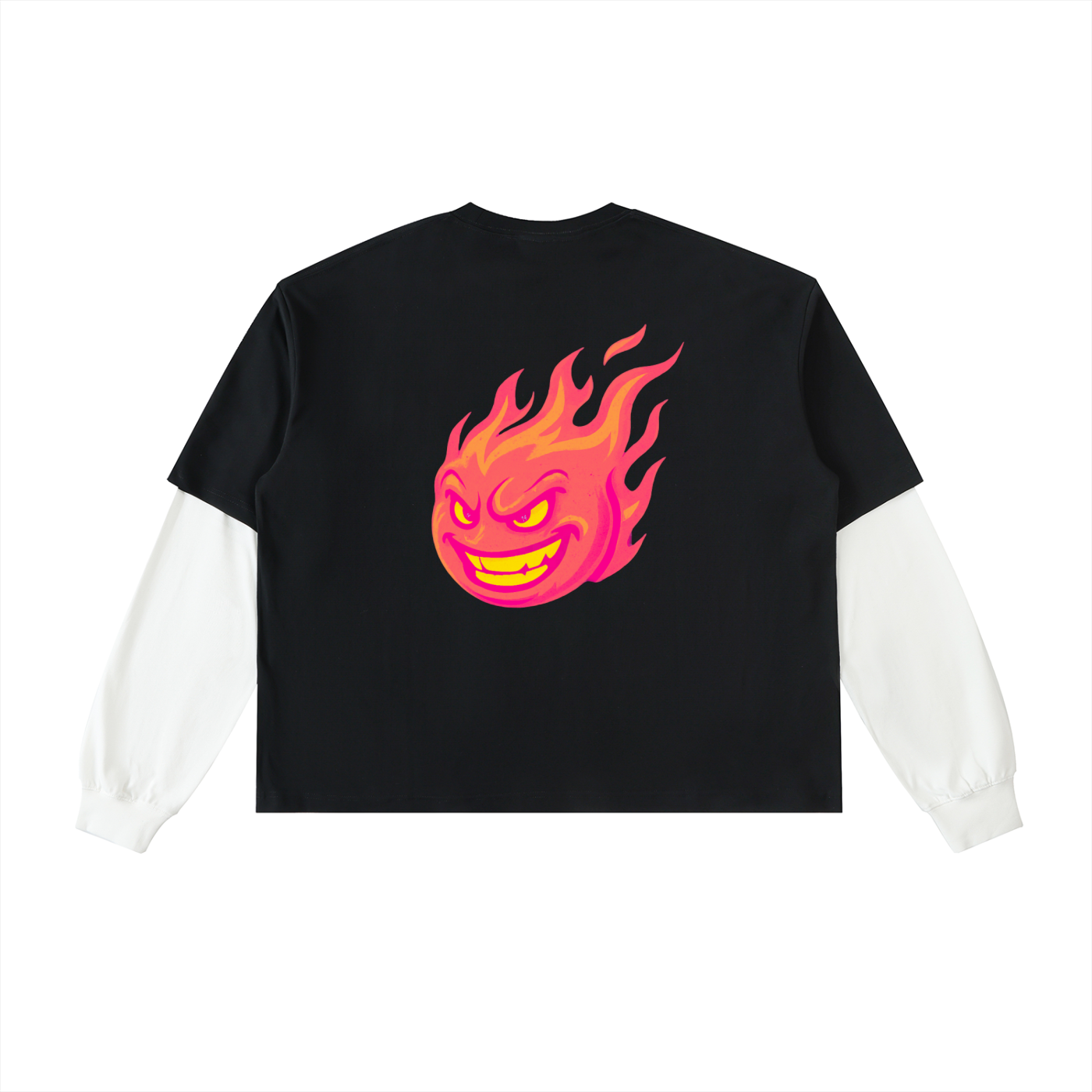 Layered "On Fire" T-Shirt