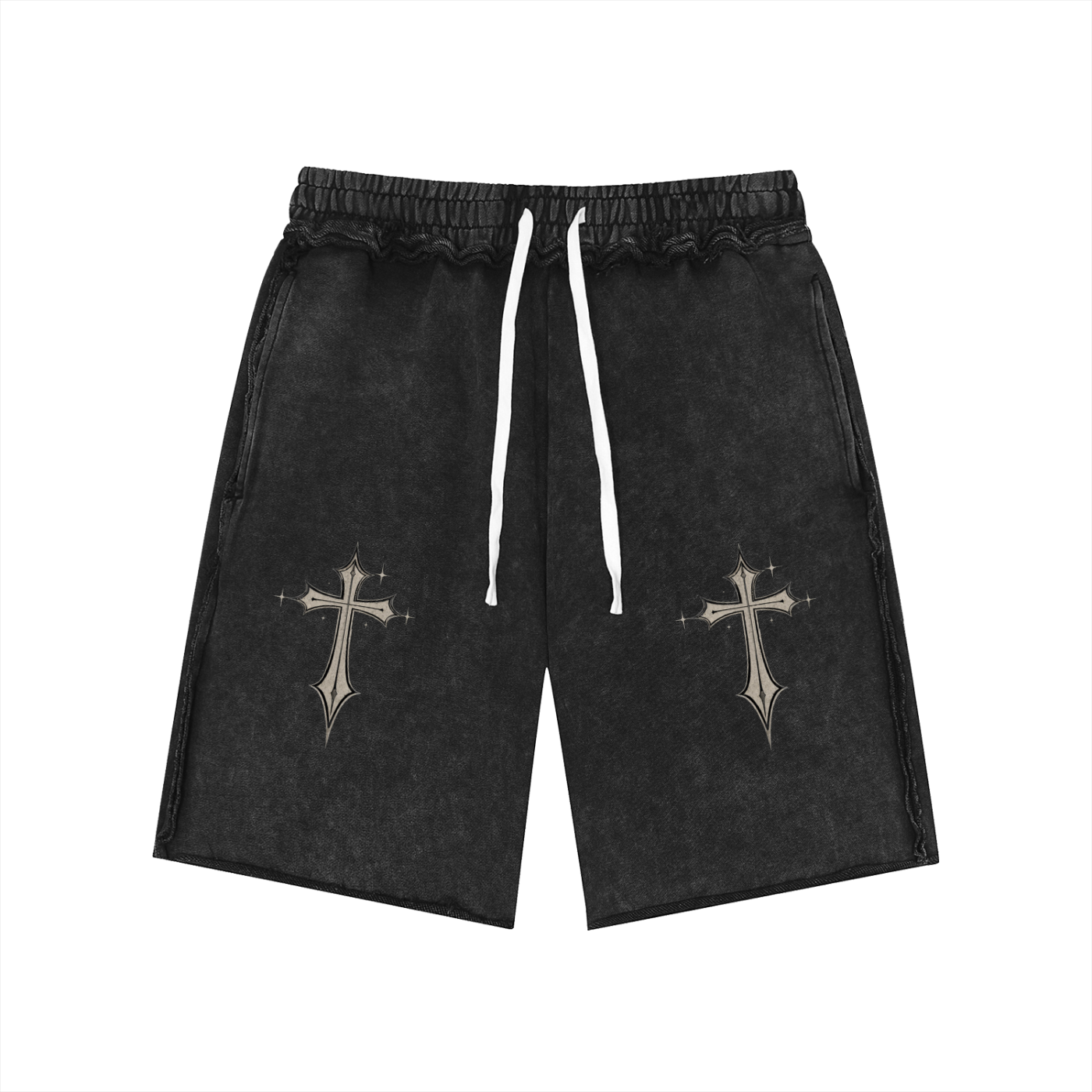 Gold "Rockstar" Shorts