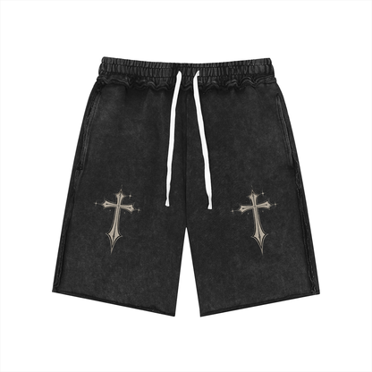 Gold "Rockstar" Shorts