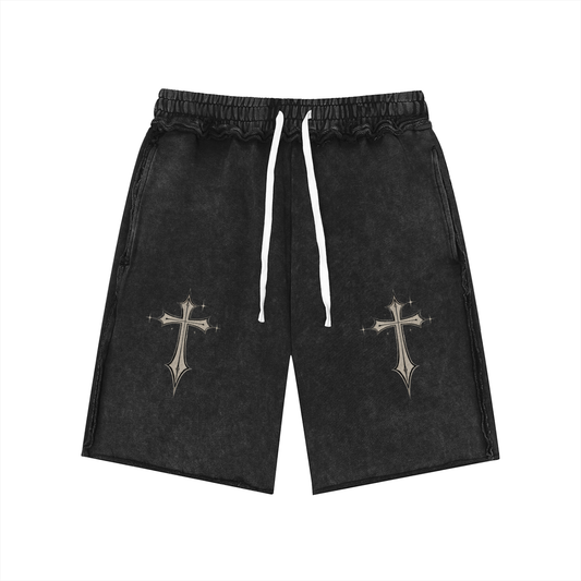 Gold "Rockstar" Shorts