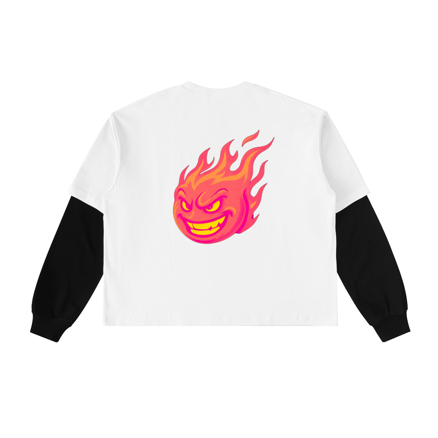 Layered "On Fire" T-Shirt