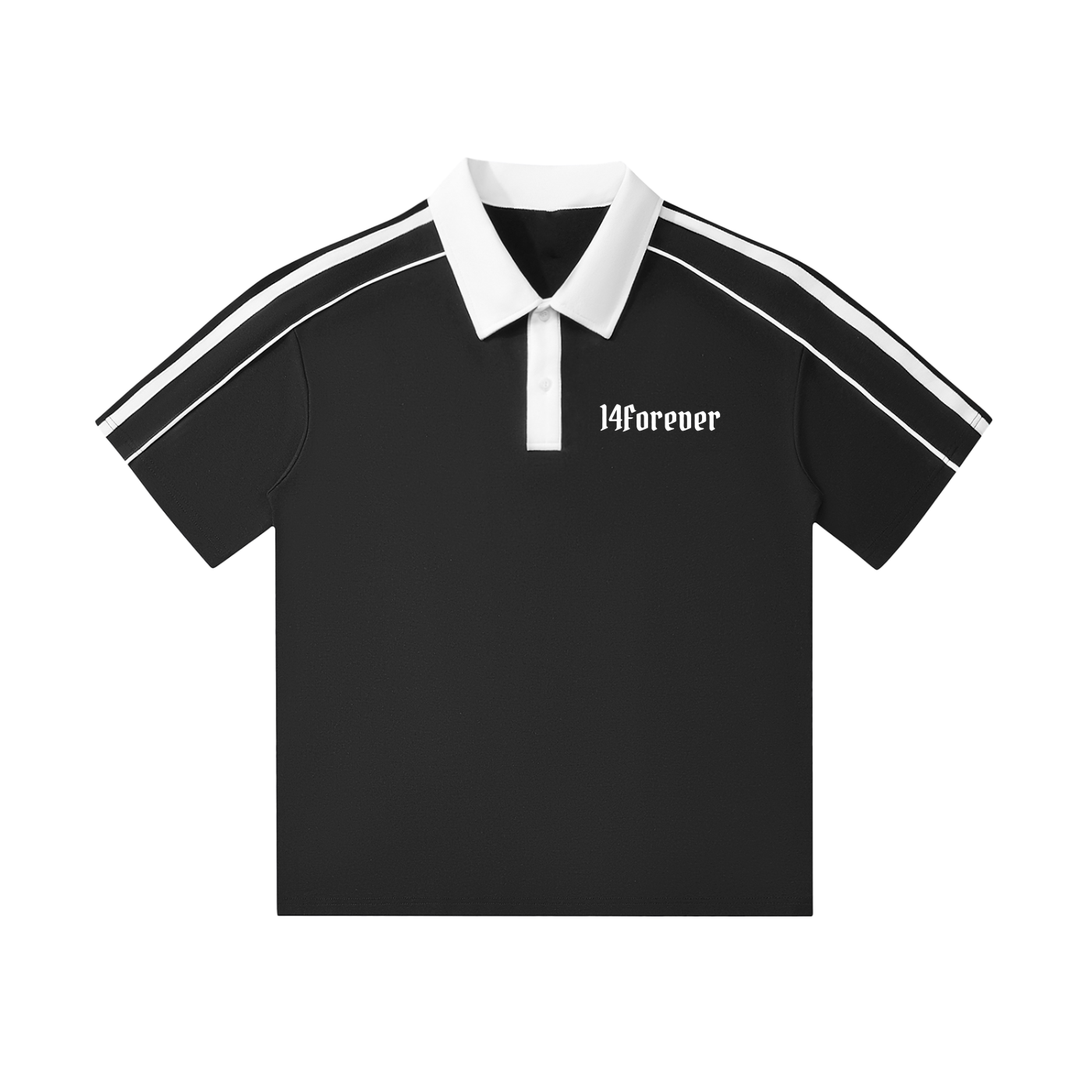 "14Forever" Short-Sleeve Polo Shirt