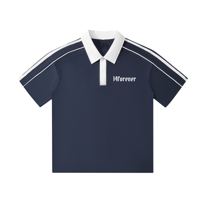 "14Forever" Short-Sleeve Polo Shirt