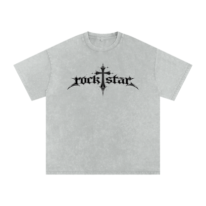 "RockStar" Washed Tee
