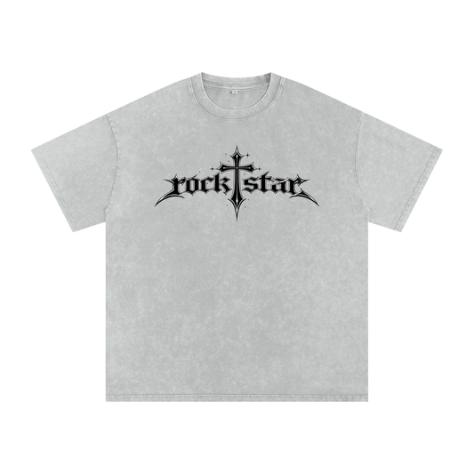 "RockStar" Washed Tee